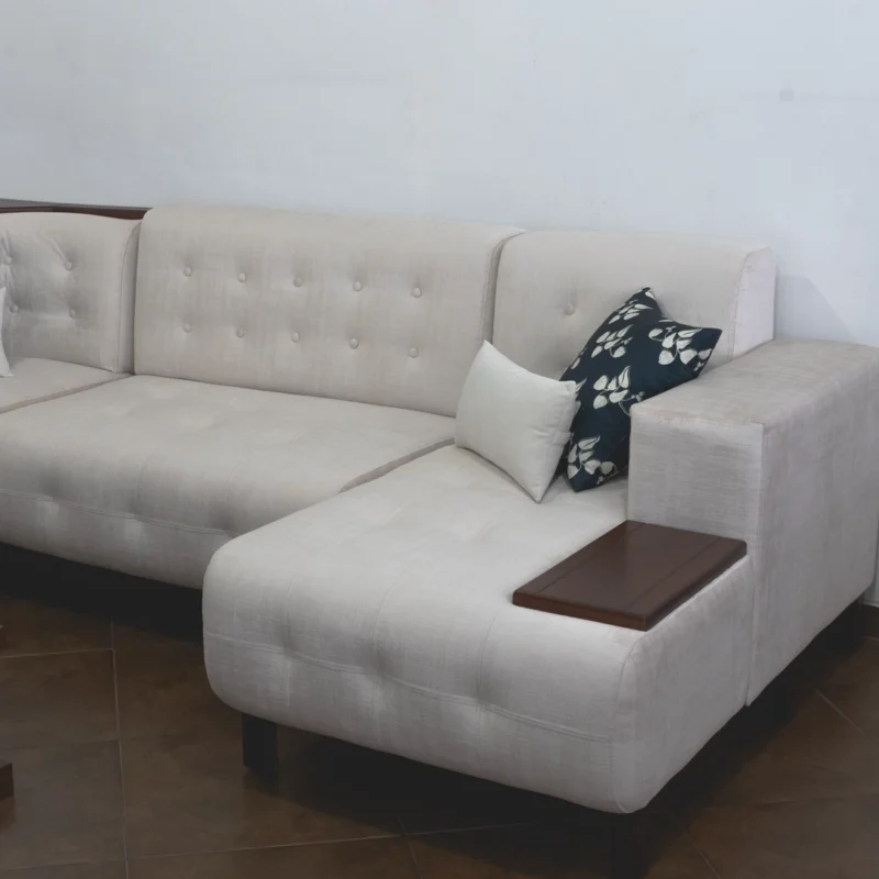 Sala Roma – Diseño Moderno en L, Elegancia y Practicidad - Imagen 2