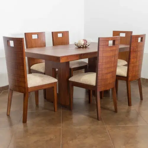 Comedor Tokio – Estilo Lineal Minimalista y Detalles en Madera Vista