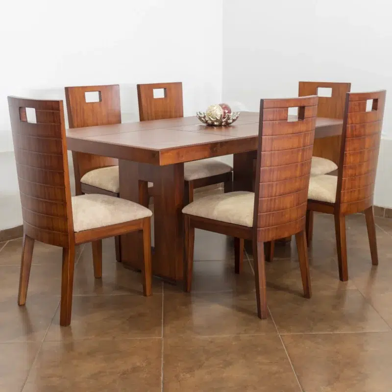 Comedor Tokio – Estilo Lineal Minimalista y Detalles en Madera Vista