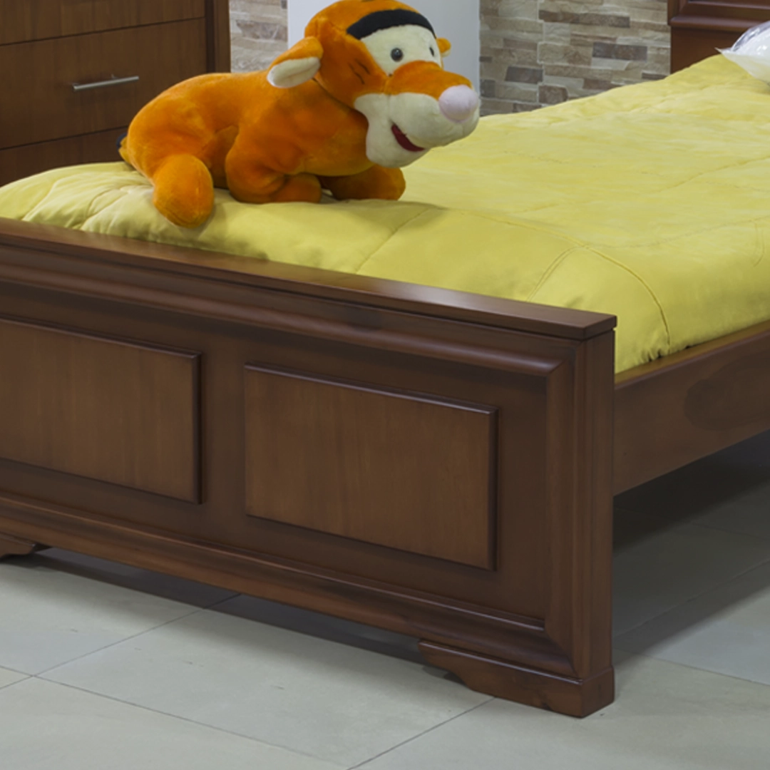 Cama Collins de 1 ½ Plazas – Minimalismo, Resistencia y Estilo Natural - Imagen 3